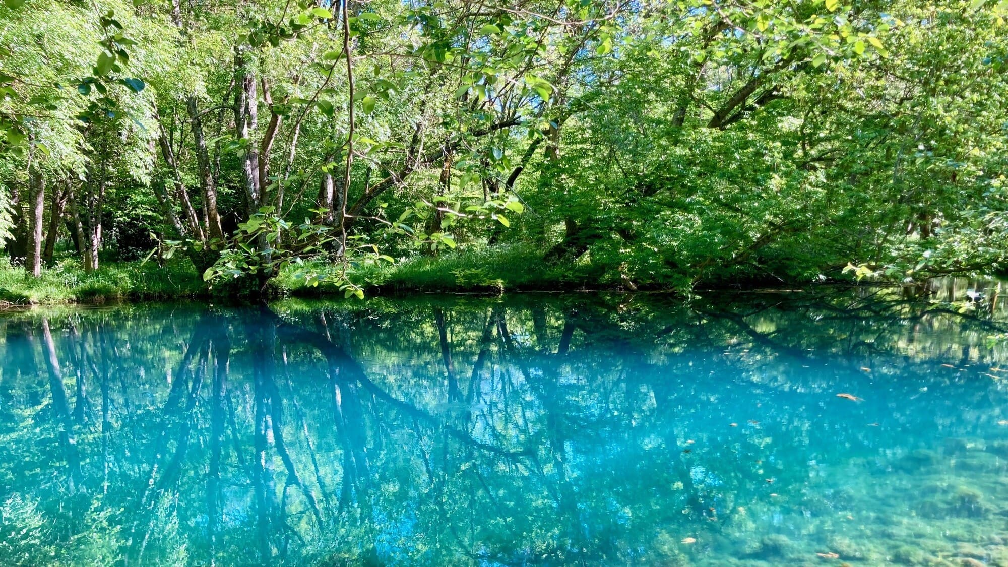 Les fontaines bleues